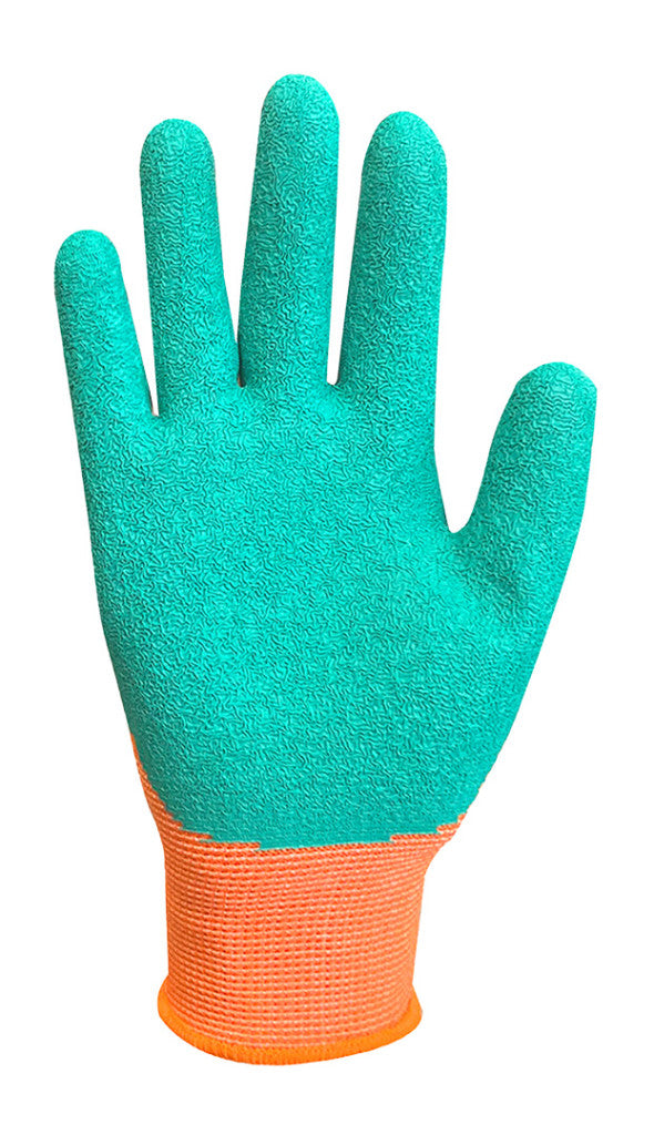 NEO TOOLS Munkakesztyű, gyerek, latex bevonatú poliészter, 5. méret 9-11 éves korig 97-644-5