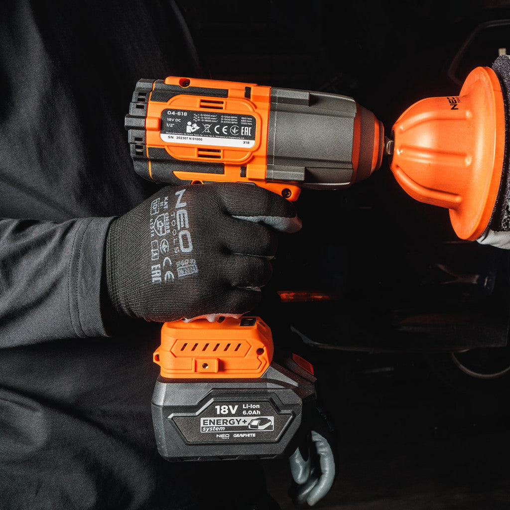 NEO TOOLS Munkakesztyű, nitril bevonatú poliészter, 4131X, 11, Rendelési egység: 12db 97-647-11