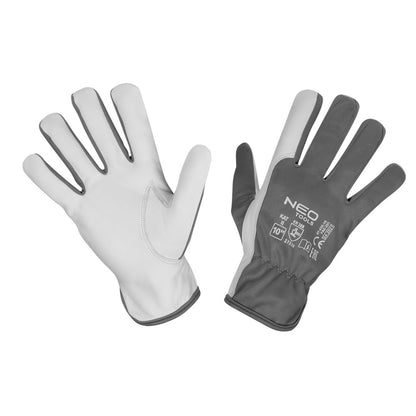 NEO TOOLS Munkakesztyű, 2122X, kecske bőr, 10", CE 97-656-10