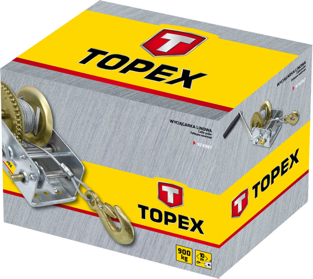 TOPEX CSÖRLŐ, RACSNIS HUZATÓ, 0.9T, 10m 97X087