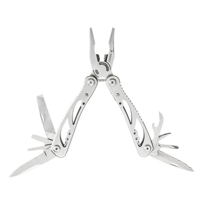 TOPEX Multifunkciós szerszám, 9 funkció, silver, súly 222 g, nyitva/összecsukva: 165mm/105mm 98Z058