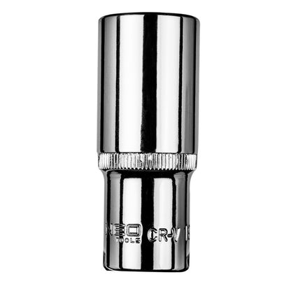 NEO TOOLS Dugókulcs 19mm, 3/8", hosszú hatlapú 25 év garanciával 08-194