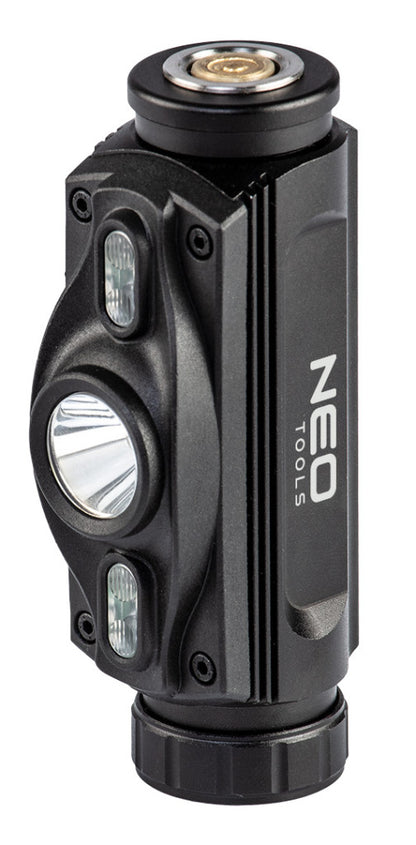 NEO TOOLS Fejlámpa + zseblámpa 2az1-ben, tölthető USB 1000lum, CREE LED, 10W 99-028