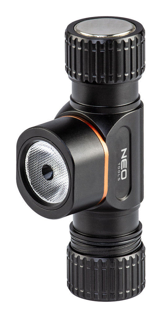 NEO TOOLS Fejlámpa + zseblámpa 2az1-ben, tölthető, USB 2000lum CREExHP50.2 LED, 20W 99-029