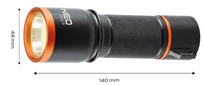 NEO TOOLS Zseblámpa, elemes 3xAA, 200lum, COB LED, 3W 99-032