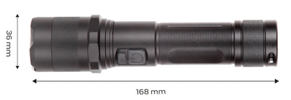NEO TOOLS Zseblámpa tölthető, USB, 1000lum, OSRAM P9 LED, 10W 99-035