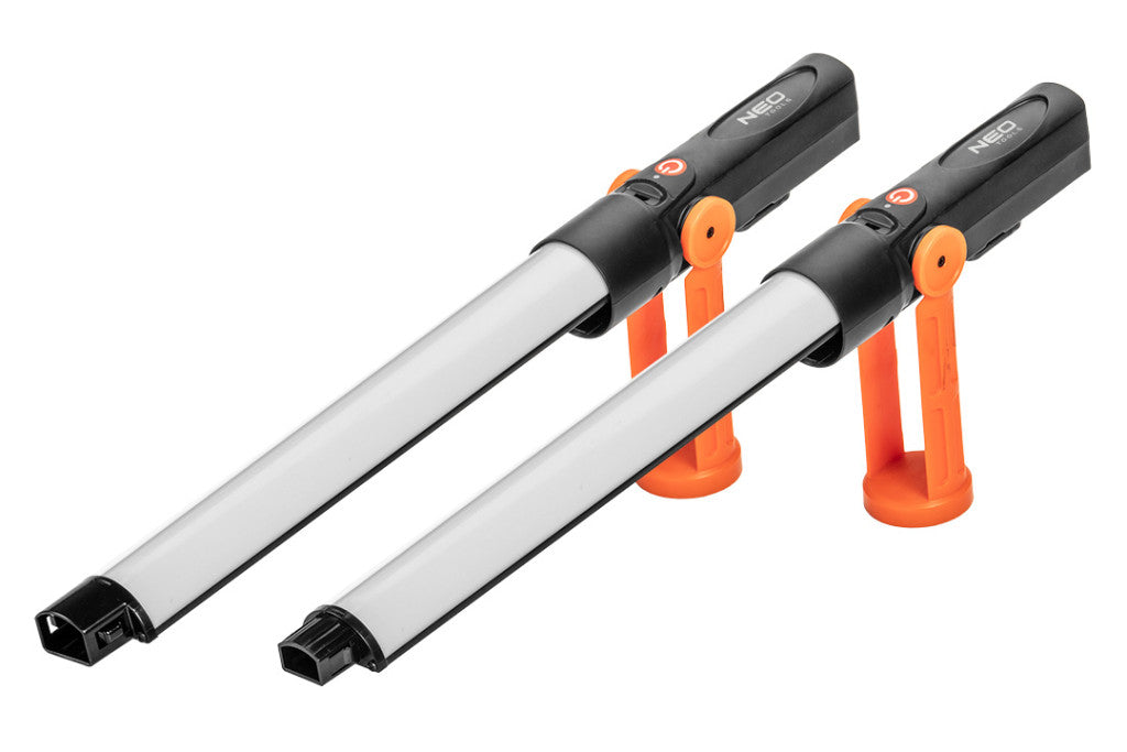 NEO TOOLS Akkus 2az1-ben szédszedhető műhely-vizsgálólámpa, tölthető, 2x350 lum SMD 99-047