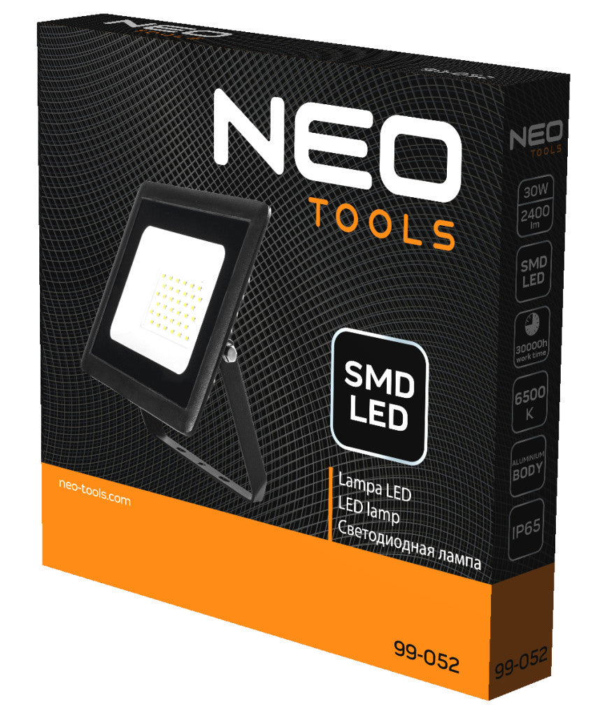 NEO TOOLS Reflektor 230V/30W, 2400lum, SMD led 2 év garanciával 99-052