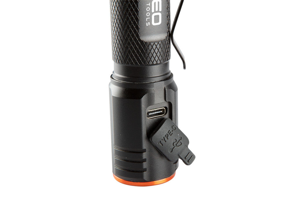 NEO TOOLS Zseblámpa, tölthető USB C, 2000lum CHN LED 99-067