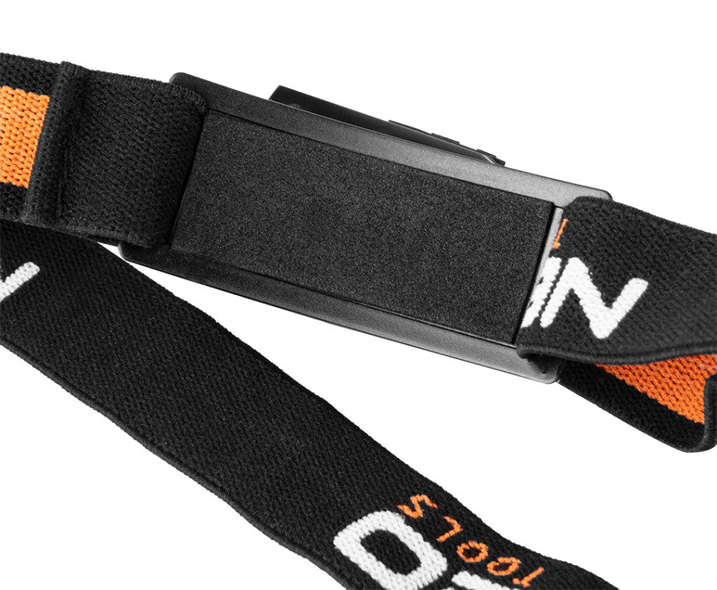 NEO TOOLS Fejlámpa, tölthető USB 180lum COB LED + mozgásérzékelővel 99-069