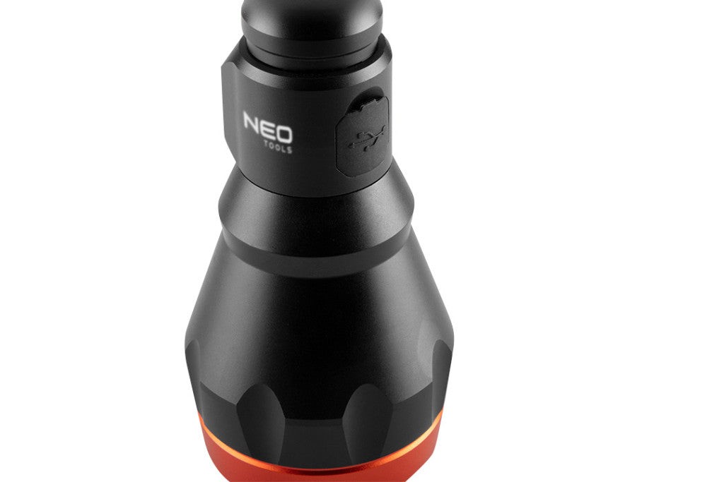 NEO TOOLS Zseblámpa, tölthető USB C, 500lum, Osram LED 99-070