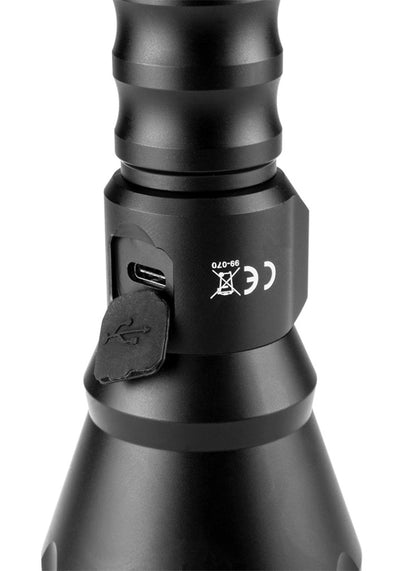 NEO TOOLS Zseblámpa, tölthető USB C, 500lum, Osram LED 99-070