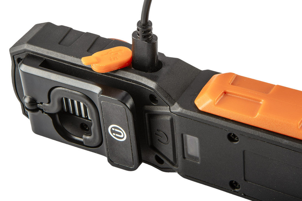 NEO TOOLS Akkus műhely-vizsgálólámpa, tölthető, 500lum COB LED, 10W 99-072