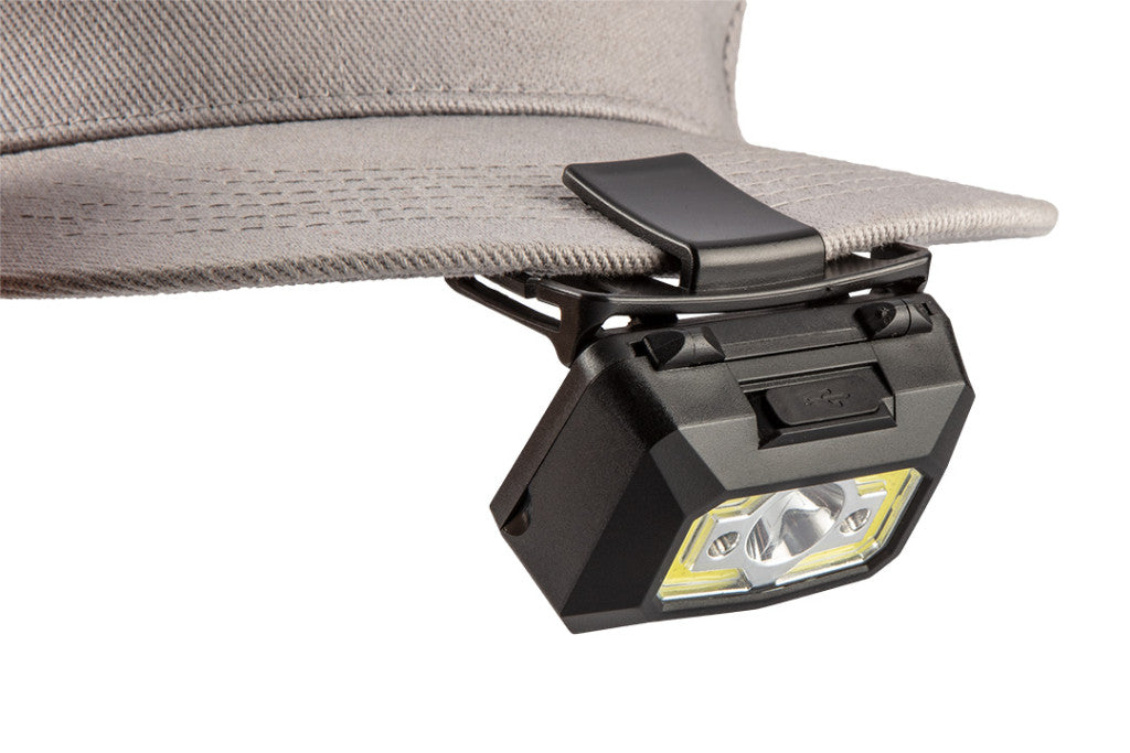 NEO TOOLS Fejlámpa, tölthető, USB, 250 lum, COB LED + mozgásérzékelővel 99-073