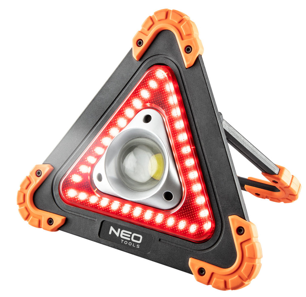 NEO TOOLS Elemlámpa és világító elakadásjelző, 2az1-ben, 10W, 800lum COB led 99-076