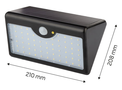 NEO TOOLS Napelemes fali reflektor távirányítóval, mozgásérzékelő, SMD LED 900 lum 99-091