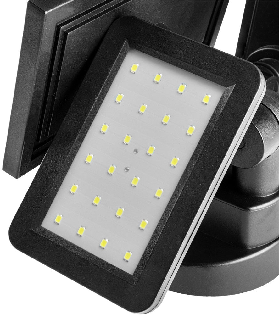NEO TOOLS Napelemes fali dupla reflektor SMD LED 450lum 99-092