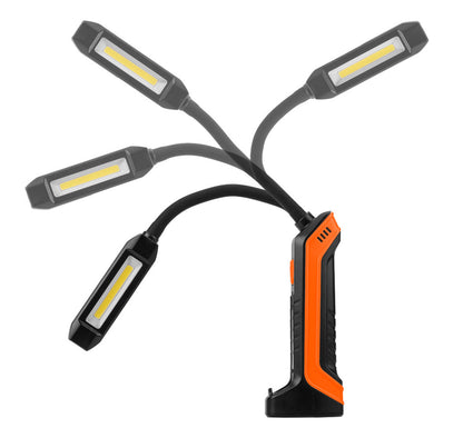 NEO TOOLS Újratölthető műhelylámpa 400 lum COB + zseblámpa 99-102