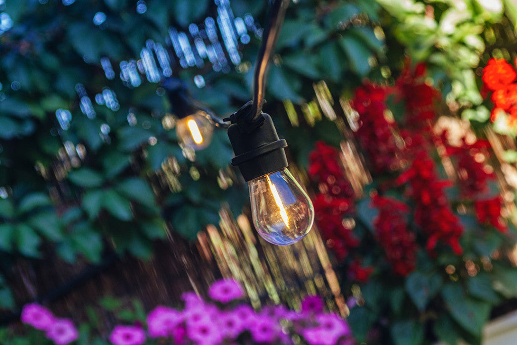 NEO TOOLS Kerti fényfüzér, 20m, 22db E27 led ízzóval, 230V  99-106