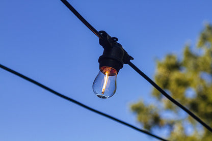 NEO TOOLS Kerti fényfüzér, 20m, 22db E27 led ízzóval, 230V  99-106