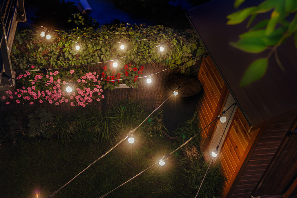 NEO TOOLS Kerti fényfüzér, 20m, 22db E27 led ízzóval, 230V  99-106