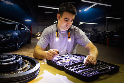 NEO TOOLS Nyaklámpa, munkalámpa, 2-2W, 3.7 V akkumulátor, 300lm, levehető lámpák 99-112