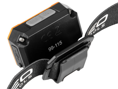 NEO TOOLS Fejlámpák kínálódobozban, tölthető, 500 lum fényerő, COB led, Rendelési egység: 12db 99-115
