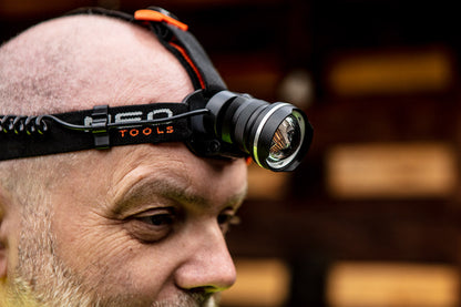 NEO TOOLS Fejlámpa 400 lum, fókuszálható, CREE R5, 3xAAA 99-200