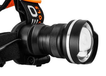 NEO TOOLS Fejlámpa 400 lum, fókuszálható, CREE R5, 3xAAA 99-200