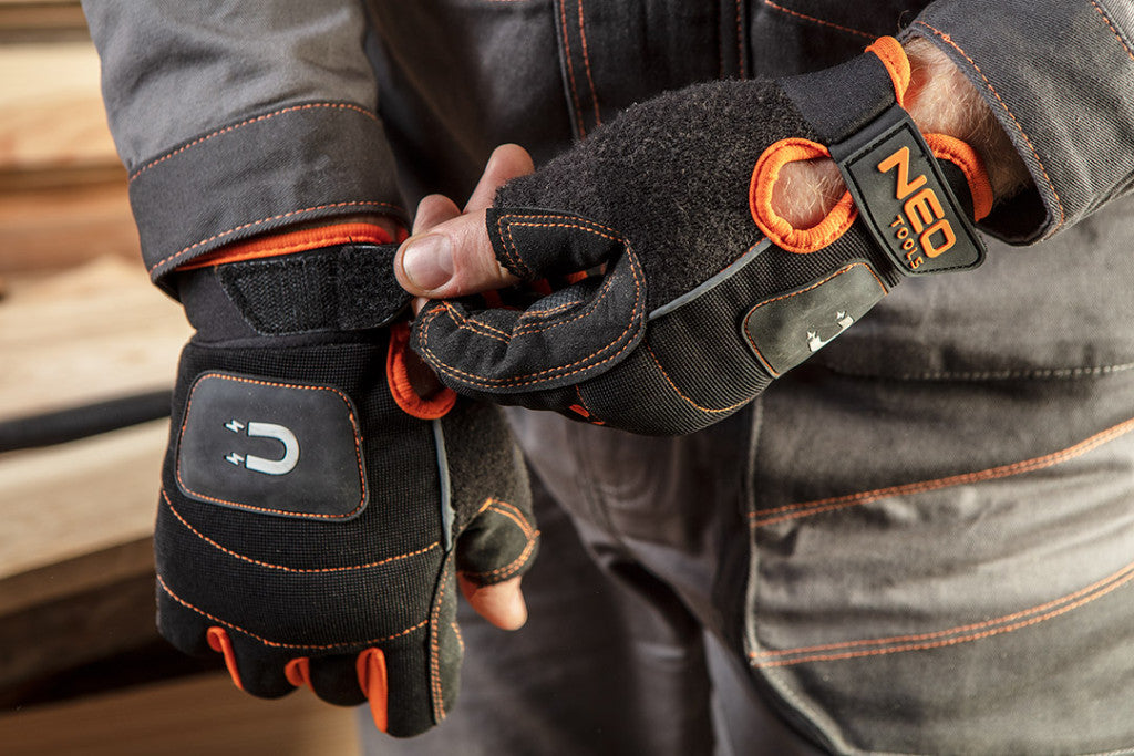 NEO TOOLS Ujjatlan mágneses munkakesztyű 10" GD014