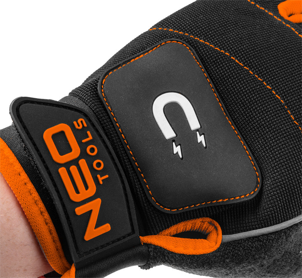 NEO TOOLS Ujjatlan mágneses munkakesztyű 10" GD014