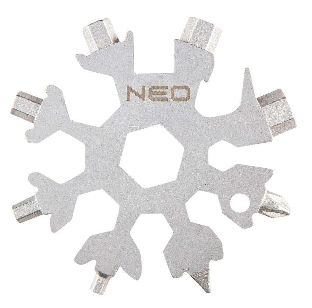 NEO TOOLS Multifunkciós szerszám hópehely 19az1-ben, 2db GD015