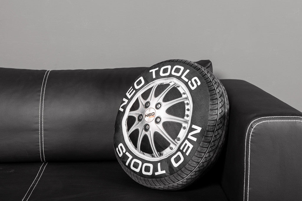 NEO TOOLS Autókerék formájú párna 40cm, poliészter huzat GD023