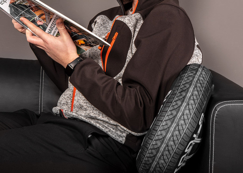 NEO TOOLS Autókerék formájú párna 40cm, poliészter huzat GD023