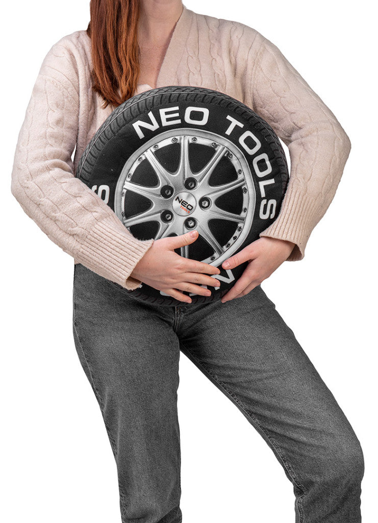 NEO TOOLS Autókerék formájú párna 40cm, poliészter huzat GD023