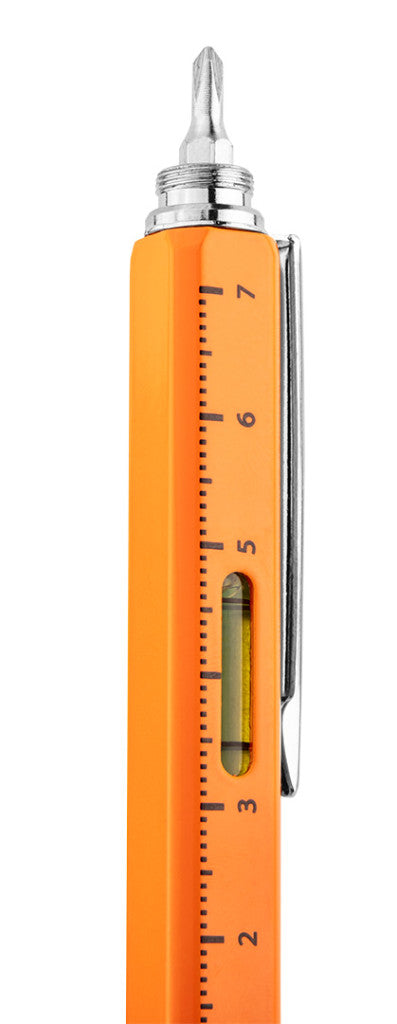 NEO TOOLS Fém golyóstoll, 5az1-ben, mérőléc, golyóstoll, vízmérték, érintőceruza, csavarhúzó GD024