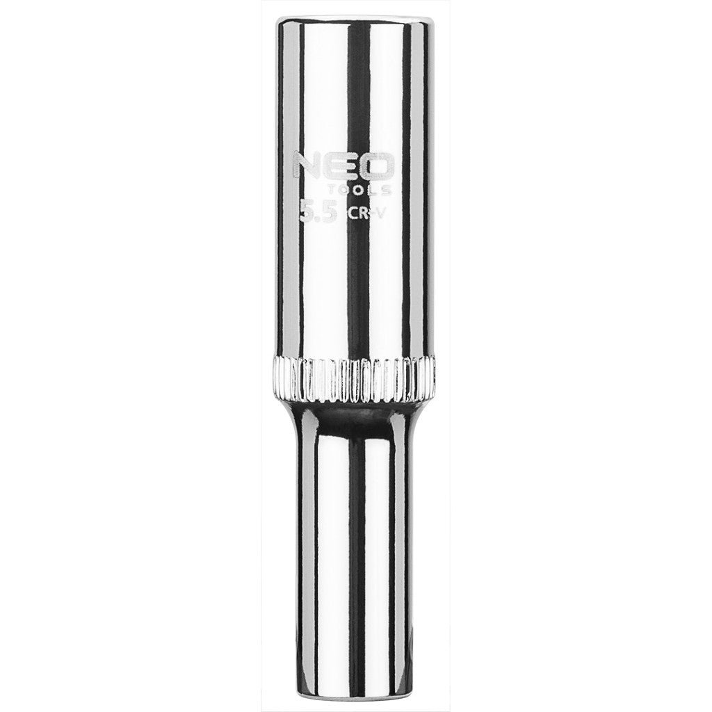NEO TOOLS Dugókulcs 5.5mm, 1/4", hosszú, 6 pontos, SUPERLOCK 25 év garanciával 08-238