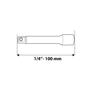 NEO TOOLS TOLDÓSZÁR 100mm, 1/4" 25 év garanciával 08-253