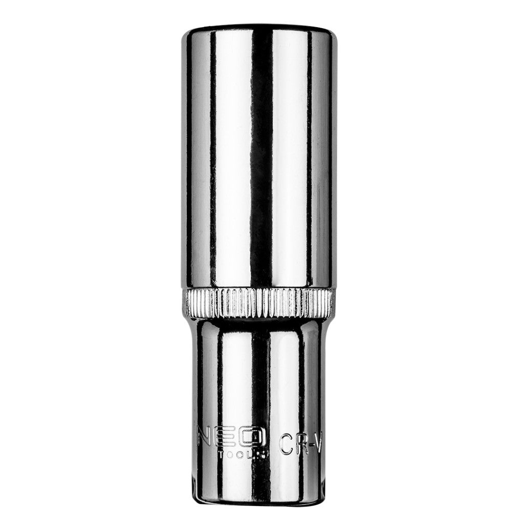 NEO TOOLS Dugókulcs 16mm, 1/2", hosszú hatlapú 25 év garanciával 08-466