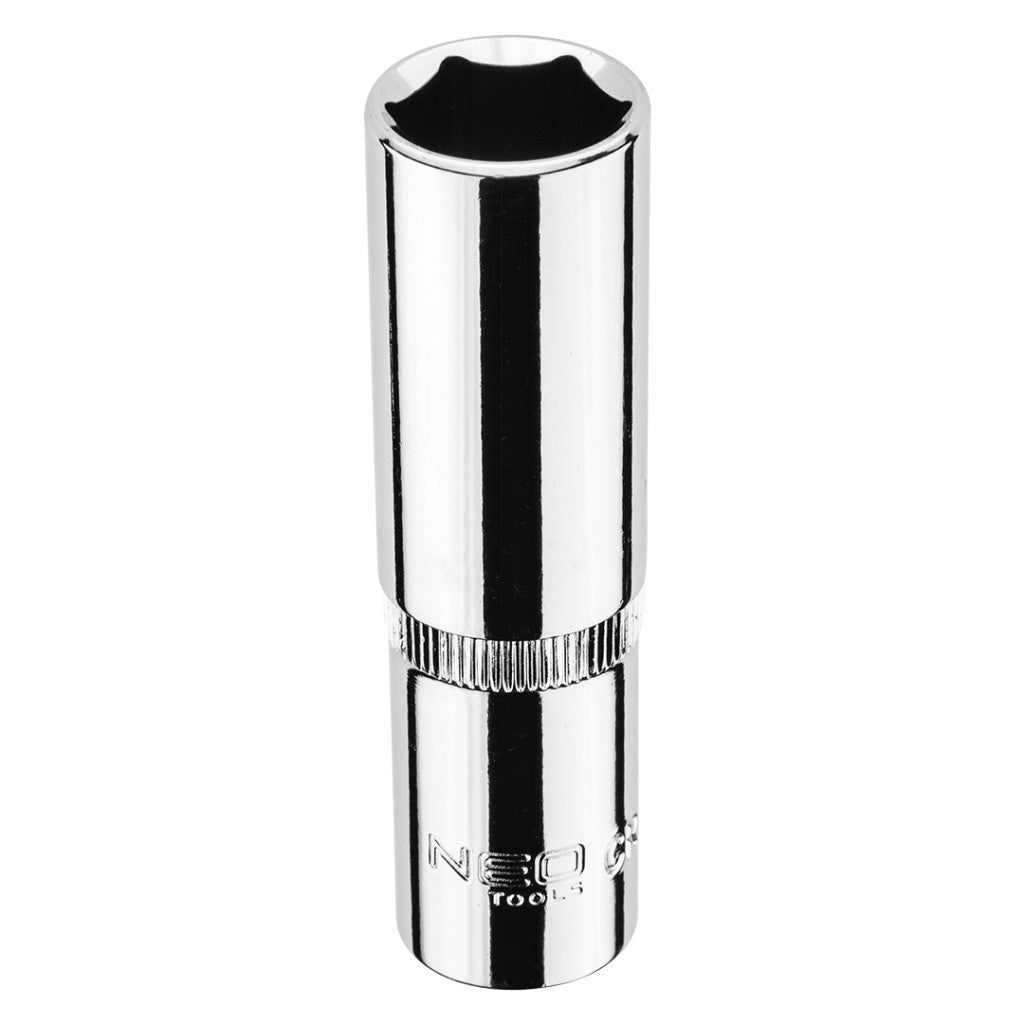 NEO TOOLS Dugókulcs 16mm, 1/2", hosszú hatlapú 25 év garanciával 08-466