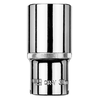 NEO TOOLS Dugókulcs 30mm, 1/2", hosszú hatlapú 25 év garanciával 08-480