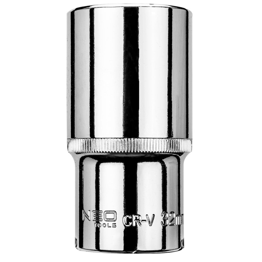 NEO TOOLS Dugókulcs 32mm, 1/2", hosszú hatlapú 25 év garanciával 08-482