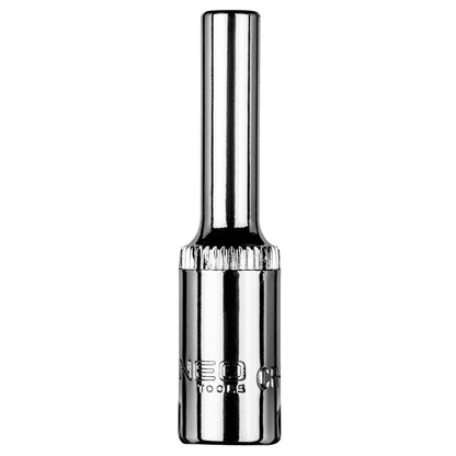 NEO TOOLS Dugókulcs 4mm, 1/4", hosszú hatlapú 25 év garanciával 08-487
