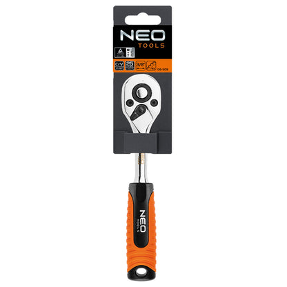 NEO TOOLS Racsnis kulcs 3/8" 210mm, DIN 3122 25 év garanciával 08-508