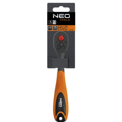 NEO TOOLS Racsnis kulcs 1/4" 150mm 25 év garanciával 08-514