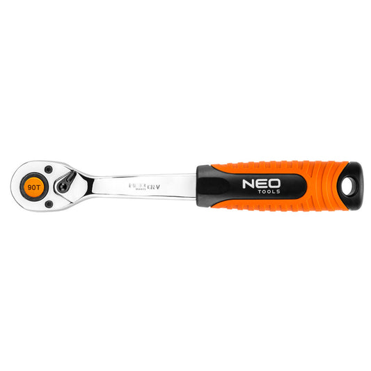 NEO TOOLS Racsnis kulcs 1/4", 90 fog 25 év garanciával 08-530