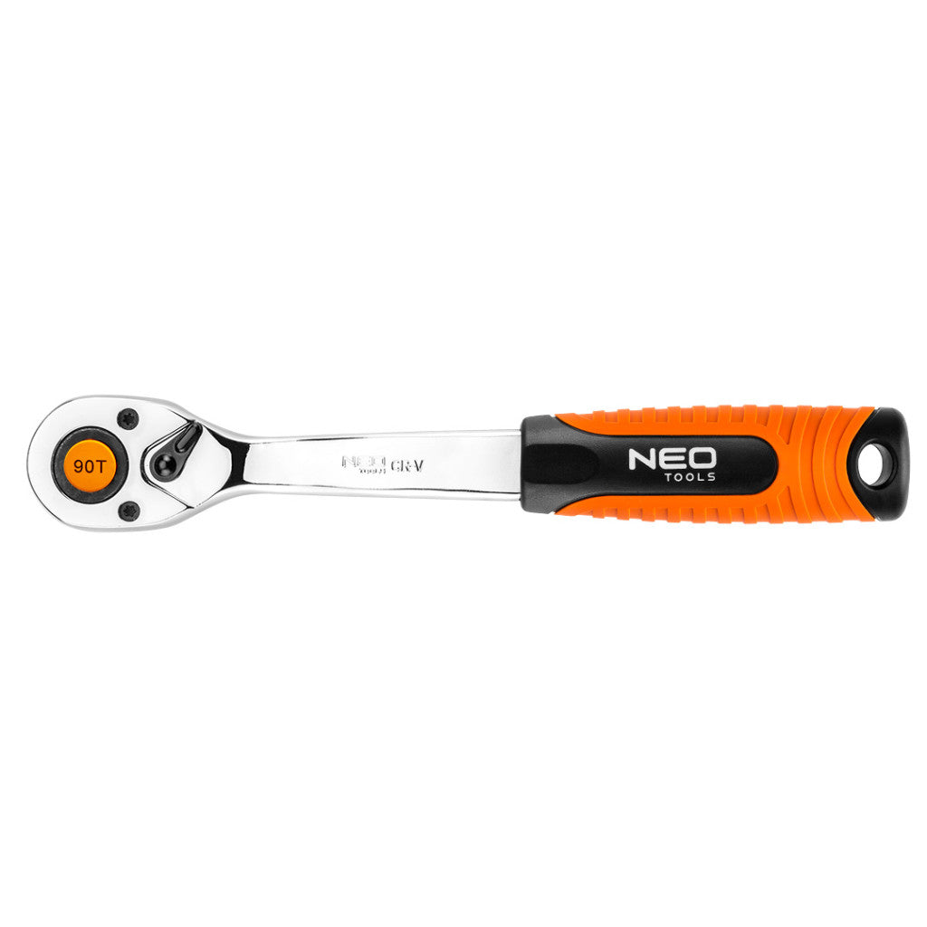 NEO TOOLS Racsnis kulcs 3/8", 90 fog 25 év garanciával 08-533