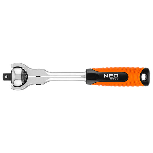 NEO TOOLS Racsnis kulcs 1/2", forgófejes 360°, 72 fog 25 év garanciával 08-546