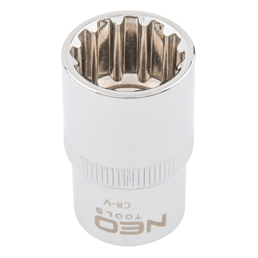 NEO TOOLS Dugókulcs 15mm, 1/2", SPLINE 25 év garanciával 08-587