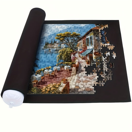 Akril szálból készült puzzle szőnyeg tároló táskával